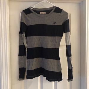 Hollister Long sleeve wide stripped shirt